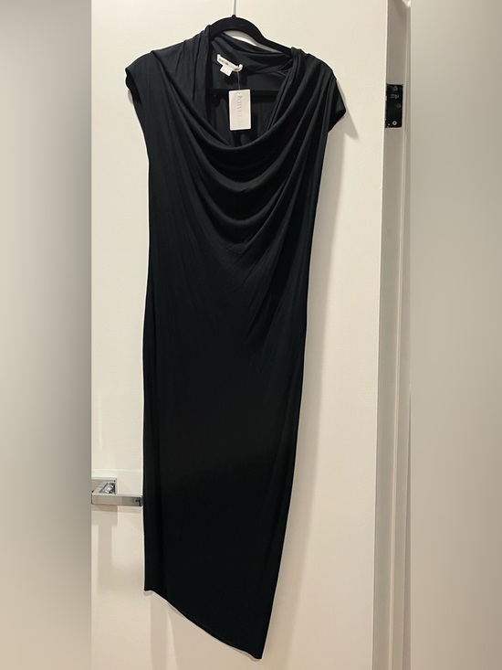 Helmut Lang Dresses & Skirts - NWT Helmut Lang x Intermix Sleeveless Black Draped Cowl Neck Maxi Dress